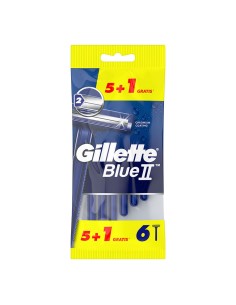 Maquinilla de afeitar blue ii fija pack 5 + 1 uds