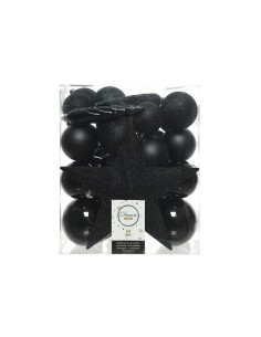 Caja con 33 accesorios para arbol negro