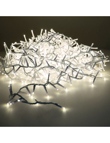 Guirnalda 750 led compact, multifunción, luz cálida, exterior, 16 m