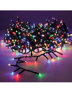 Guirnalda led compact 750 leds multifunción multicolor exterior 21 m