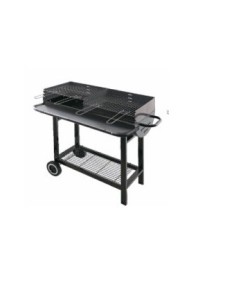 BARBACOA CARBON LEÑA 96 41 93CM 2 PARRILLAS C-RDA ACERO COLO