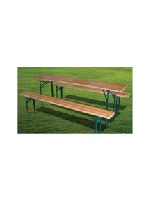 MESA JARD 220 70 76 RECT NATUUR MAD CON 2 BANCOS NT110418