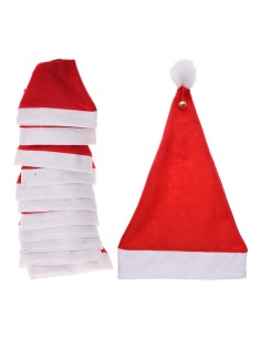 Gorro navideño con cascabel 30x40cm