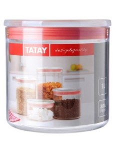 BOTE COC HERM. 1L POLIEST TRA JUNTA ROJA TATAY