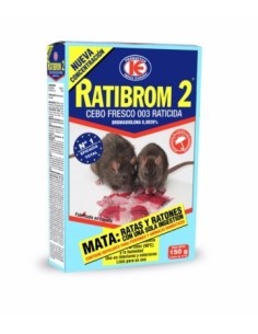 RATICIDA CEBO FRESCO RATIBROM 2 D01.311 150 GR