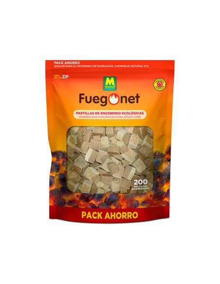 Pastillas ecológicas de encendido, 200 uds
