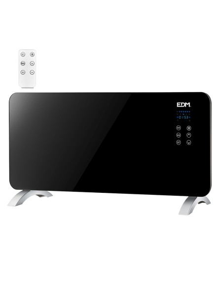 Convector con placa de cristal 2000 w