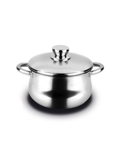 Olla inoxidable silverinox 6,8 l + tapa acero inoxidable 18/10 ø24 x 15 cm