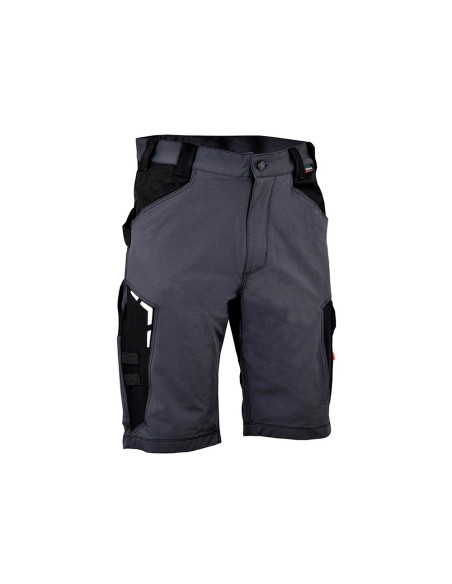 Bermuda bortan gris oscuro negro talla 44