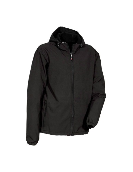 Cazadora softshell vannas negro talla m