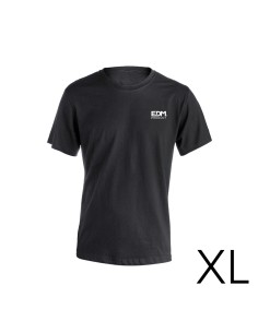 Camiseta negra talla-xl manga corta bordado