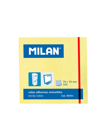 Bloc 100 notas adhesivas 76 x 76 mm