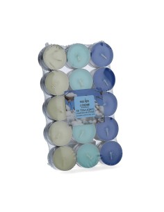 Pack 30 unid. velas con aroma algodon 3,7cm magic lights