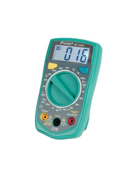Multímetro digital 3 1/2 dígitos con test de temperatura proskit