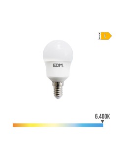 Bombilla esferica led e14 8,5 w 1000 lm 6400 k luz fria ø4,5 x 8,8 cm