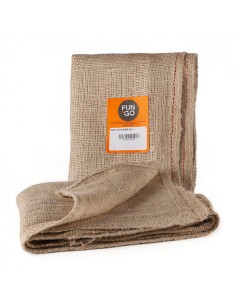 Saco de yute 50 x 80 cm, color marrón, pack 2 uds