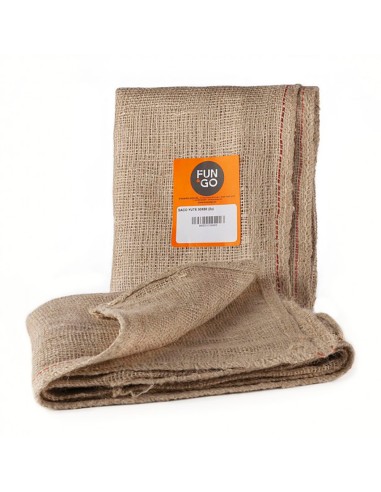 Saco de yute 50 x 80 cm, color marrón, pack 2 uds