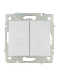 Pulsador de persiana 10ax 250v serie europa solera erp20qc