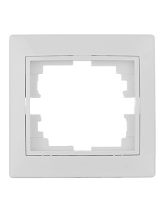 Marco para 1 elemento blanco serie europa 83 x 81 x 10 mm