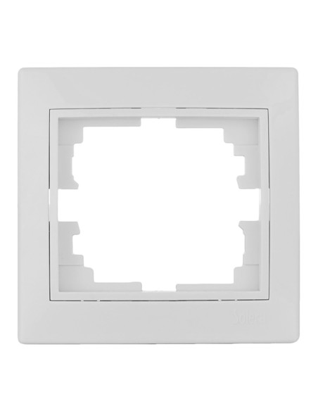 Marco para 1 elemento blanco serie europa 83 x 81 x 10 mm