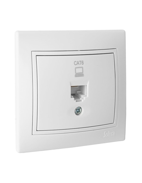 Toma de datos rj4 cat6 serie europa solera erp88u