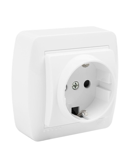 Base bipolar con t/tl superficie mural 74 x 72 x 28 mm