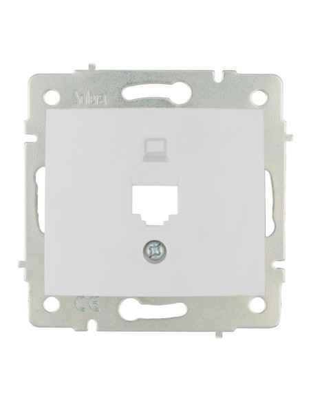 Tapa + chasis para toma de datos rj45 serie europa solera erp88/1