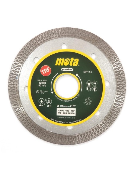 Disco diamantado turbo fino trf ø115 mm