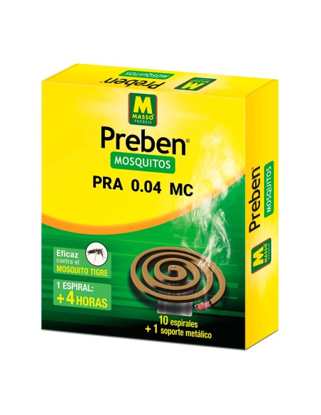 Espiral anti-mosquitos preben 231453 massó