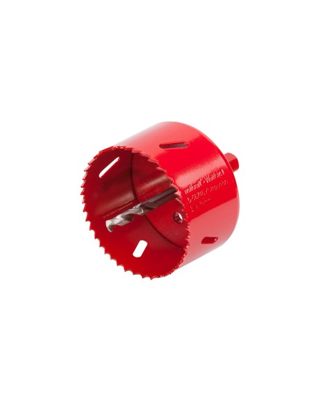 Sierra de corona bimetal completo con adaptador y broca piloto ø74 mm