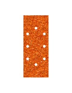 Hojas de lijar de corindón perforadas oval, 93 x 230 mm, grano 40, pack 5 uds