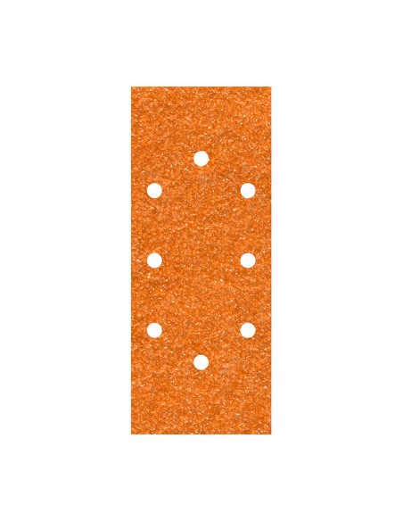 Hojas de lijar de corindón perforadas oval, 93 x 230 mm, grano 120, pack 5 uds