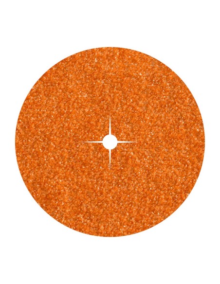 Discos de papel abrasivo de corindón ø125 mm, grano 80, pack 10 uds