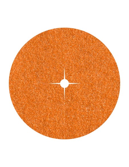 Discos de papel abrasivo de corindón ø125 mm, grano 120, pack 10 uds