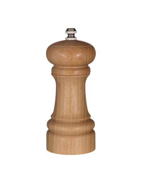 Molinillo para sal/pimienta de madera 14,5 cm