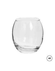 Vasos agua cesari 400 ml, 6 uds