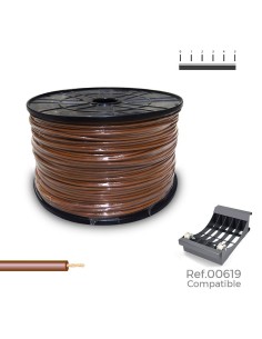 Cablecillo h07v-k 2,50 mm marrón, 800 m. (bobina grande)