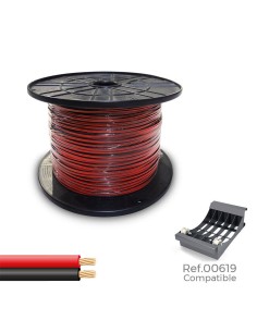 Cable paralelo 48v 2 x 0,75 mm rojo/negro 1000 m (bobina grande)