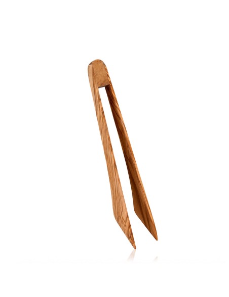 Pinza para servir de madera de olivo 30 cm