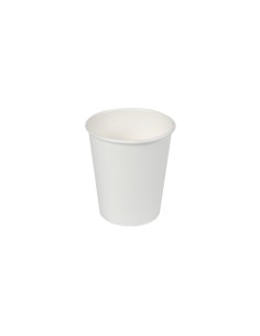 Vasos de cartón blancos 120cc, 30 uds