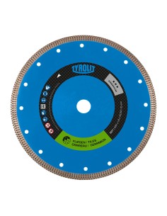 Disco diamantado continua 1a1r dct ø125 x 1,2 x 22,23 mm