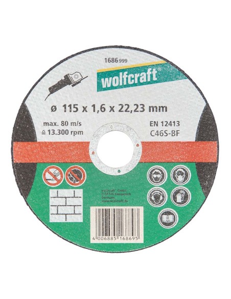 Disco corte de precisión para piedra ø115 x 1,6 x 22,23 mm