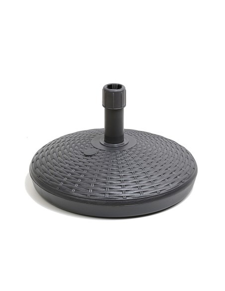 Base de parasol 30 l color: antracita ø58x15cm ipae progarden
