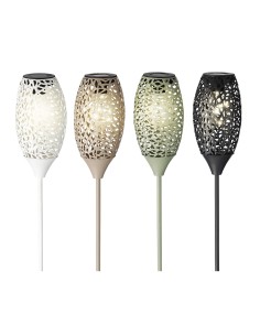 Antorcha solar led blanco calido ø11x94cm 5 leds colores/modelos surtidos