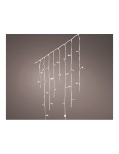 Cortina led icicle, 240 leds, multifunción, luz fría, exterior, 5,8 m