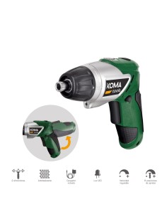 Atornillador a bateria reversible, 3,6v litio-ion 1300 mah, 175 x 148 mm