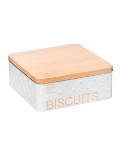 Caja metálica modelo scandi nature para galletas 500 g