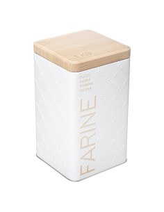 Caja metálica modelo scandi nature para harina 1 kg