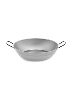 Sartén honda pulida con asas ø34 cm