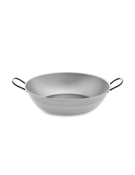 Sartén honda pulida con asas ø34 cm